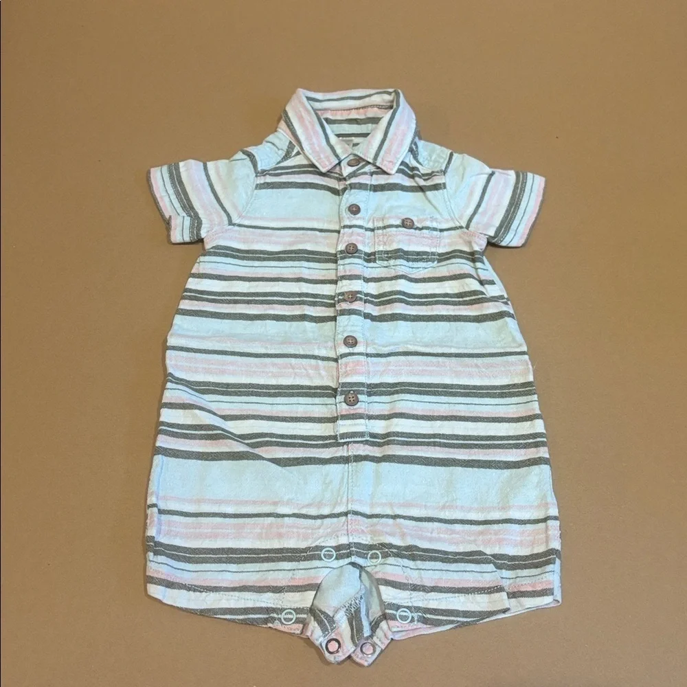 Carter's Striped 12 m Romper onesie